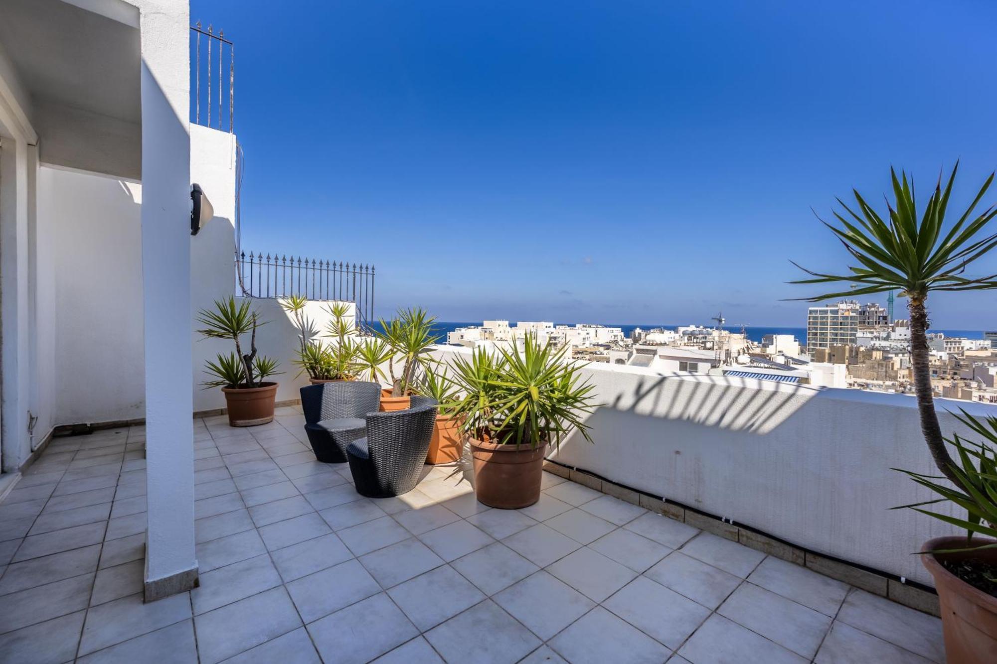 شقة Stunning - Seaview Penthouse 3-Bed + Parking سليمة المظهر الخارجي الصورة